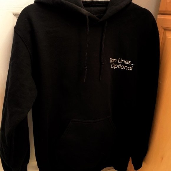 Tops - Black Endless Sun Tan Lines Optional Sweatshirt